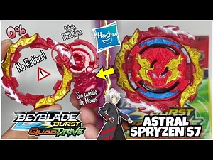 SIN HABILIDADES! PERO PODEROSO ⚠️ ASTRAL SPRYZEN S7 Beyblade Burst Quaddrive Unboxing en Español