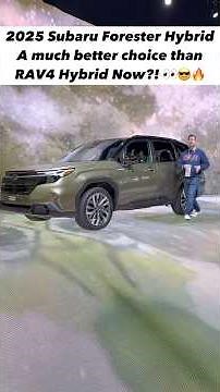 Five Reasons the NEW 2025 Subaru Forester Hybrid Might Be *Better* than RAV4 Now!