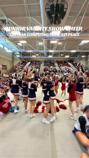 Jv babies on top, now on the road to nationals ♡ • #jvcheer #usanationals #usacompetition #cheercompetition