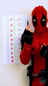 Superhero Math Trick 💥 Easy Multiplication Hack You’ll Love #deadpool