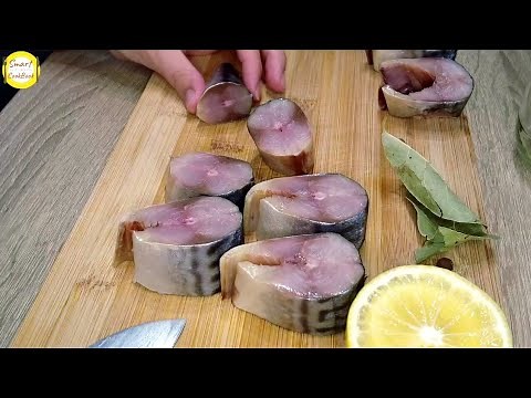 Grandfather's recipe for marinated mackerel.