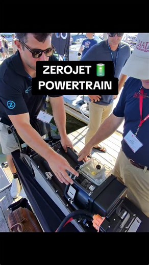Check out the 15kw/20hp 🔋 Zerojet drivetrain that comes in the OC Tenders. It was a hit at the Annapolis show last week and will be on display at the Sailboat show this week! #electricboat #ev #electricvehicles #jetdrive #octender #tender #dinghy | Erick Pinzon Jr.