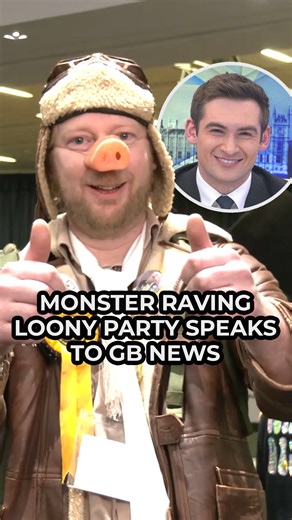 On a busy night in politics, The Monster Raving Loony Party's Sir Oink-a-Lot makes time to talk to Tom Harwood on GB News... | GB News