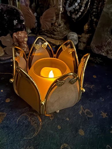 Vintage Lily Lotus Candle Holder Party Light - Etsy