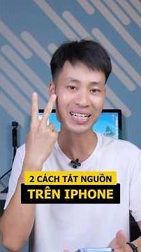 2 extremely simple ways to turn off your iPhone #quangvn #iphone
