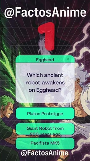 4 Which ancient robot awakens on Egghead