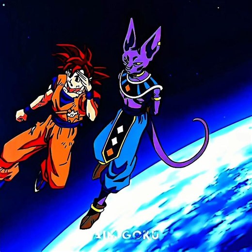 Goku and Beerus is one of the most iconic moments