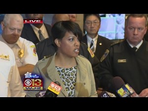Mayor Stephanie Rawlings-Blake Provides City Update On Storm