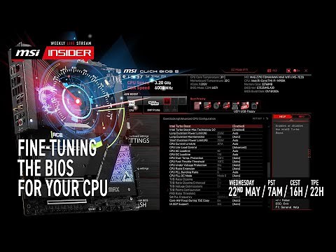 Fine-tuning the BIOS for your CPU