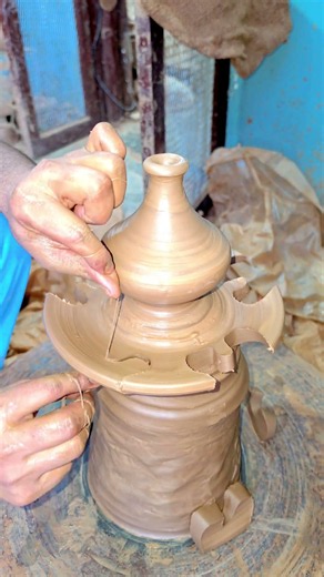 making a pottery on wheel #pottery #lifeisbutadream
