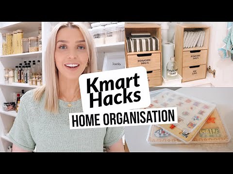 ORGANISATION HACKS/ Must-Have Kmart Products for Home Organisation/ Best Home Storage Hacks