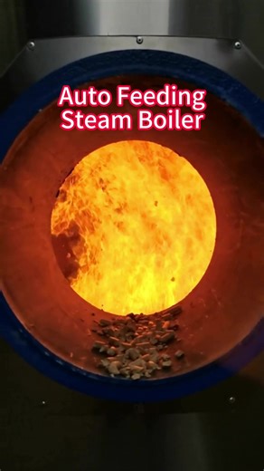 Automatic biomass feeding system Stable flame, continuous operation Designed for factory use in Southeast Asia #biomassboiler #steamboiler #industrialboiler #factoryequipment #energysaving