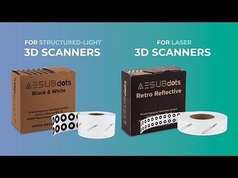 AESUB Dots: 3D Scanning Reference Markers