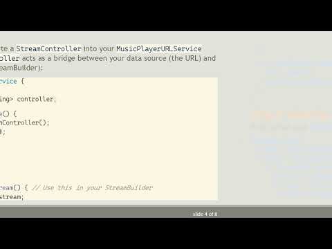 Creating a Stream Service in Flutter for Dynamic Music Playback