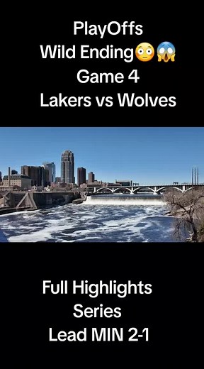 #NBA PlayOffs #Lakers vs Wolves #Wild Ending😱👀😳