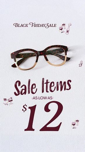 Black Friday is here! 🎁 Stock up on sale items for as low as $12 each during our best sale of the year! | Peepers