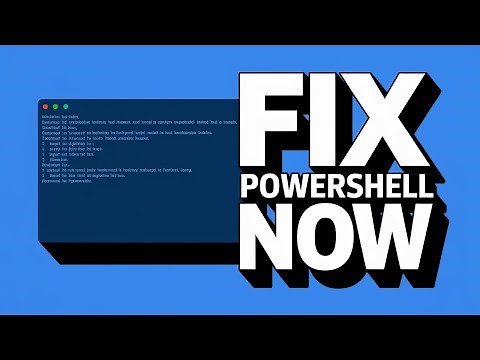 How To Fix PowerShell Has Stopped Working Or Not Opening In Windows 11/10 [Tutorial]