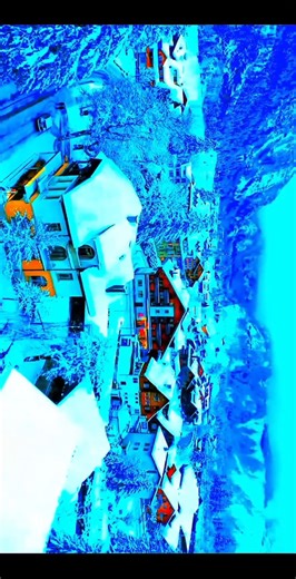 This Winter View Will Shock❄️ You. Beautiful Frozen Village Scene.