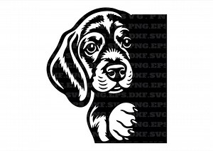 Dog Svg, Beagle, Peeking Dogs, Cut Files, Instant Download, Digital Clipart, Tshirt Graphics, Sticker, Wall Decor - Etsy