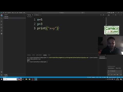 Python Sözel ve Matematiksel İfadeler #ders2 ve Bunların Tipleri (String,İnteger,Float Kavramları)