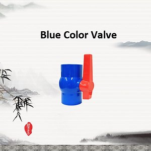 [Hot Item] Blue Color Socket PVC Ball Valve of Pipe Fitting