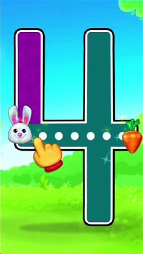 Learn Number 4 | Kids Number Learning | Shorts