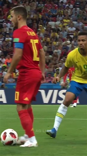 Eden Hazard vs Brazil: EVERY SUCCESSFUL DRIBBLE (take-on) #worldcup #football