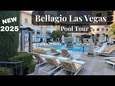 NEW BELLAGIO LAS VEGAS 2025 Pool Walkthrough