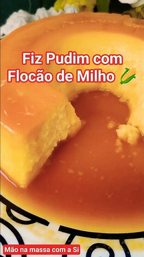 Guys, look at this! I made a pudding with cornmeal flakes 😱 Without condensed milk! You're going ...