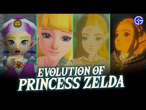 Graphical Evolution Of Princess Zelda in Games (1986 - 2023) Evolution & Transformation | Then & Now