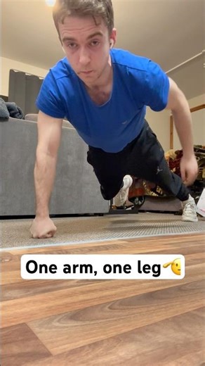One arm, one leg knuckle push up🫡 #calisthenics #pushups #fitness #workout