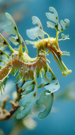 Leafy Seadragon - The Floating Leaf of the Sea.