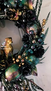 4.1K views · 224 reactions |  When your client is an "Astro Witch" with an affinity for Boxers, you create a beautiful out of this world wreath just for her! Photos did not do this wreath justice, so I captured all of the color elements in this short video.  敖 SOLD 敖  MY 2022 COMMISSIONS LIST IS NOW OPEN! PLEASE FILL OUT THE CUSTOMS FORM ON MY WEBSITE TO REQUEST YOUR CUSTOM WREATH!  | Grim Wreath, LLC | Facebook