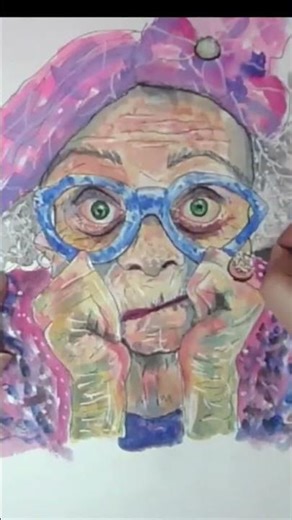 loose watercolor portrait tutorial #watercolor #art #paintstudio #watercolorpainting #painting