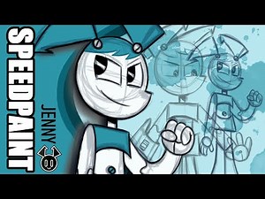 Watch Me RE-DRAW: Jenny Wakeman (XJ9) - My LIfe As A Teenage Robot