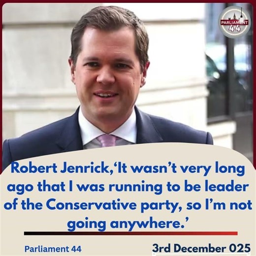Jenrick rules out defecting to Reform UK
