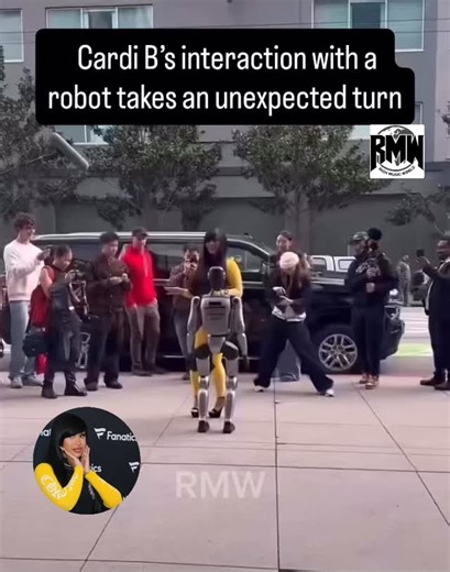 Cardi B’s interaction with a robot takes an unexpected turn | Rich Music World