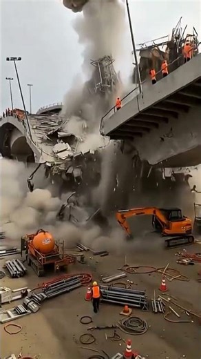 🚧 Giant Bridge Collapse in Japan | Construction Fail Disaster Caught on Cam