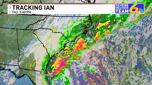 7.8K views · 62 reactions | Hurricane Ian's path up the coast. More weather ---> www.wjactv.com/weather | WJAC-TV News | Facebook