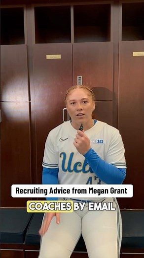 Megan Grant dropping the tips that helped her get recruited to UCLA! 👏 #softball #teameaston