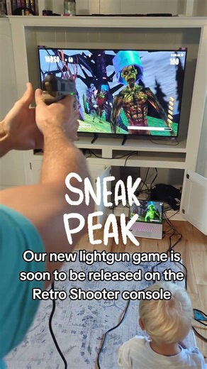 new game for the Retro Shooter console in development