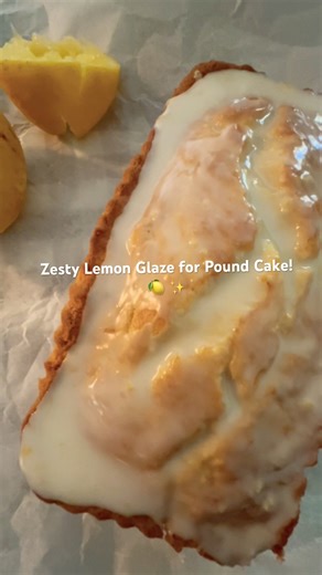 Easy Lemon Glaze in 30 seconds! 🍋✨#shorts #easyrecipe #recipe