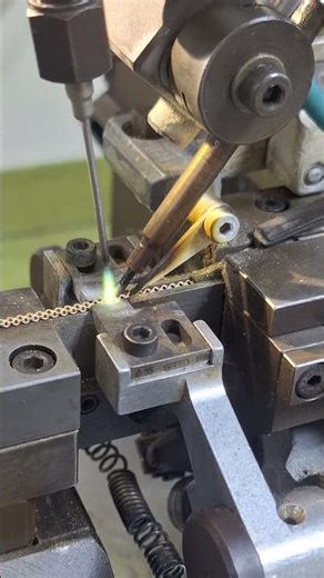 gold chain making at ittalian mechine