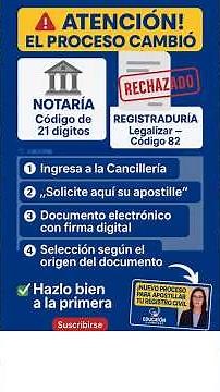 #New process to apostille your Civil Registry in #Colombia! (Avoid errors) #civilregistry