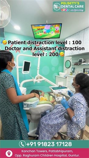 Patient Distraction Level 100 😂 | Dentist & Assistant Gone 200 🤣 | Kids Dental Comedy
