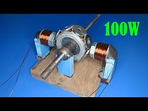 How to make 100W Generator low RPM