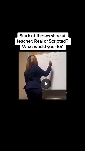 Student throws shoe at teacher: Real or Scripted? What would you do? #therealeddiebcomedy #teacher #teachers #teacherlife #educator #teachersonlycomedytour2022 #teachersonlycomedytour #educatorsoftiktok #tiktokteacher #Teachersonlycomedytour2023 #Theteachersvoice #theteacherschamp #teacherschamp #teachersvoice #WhatWouldEddieBSay