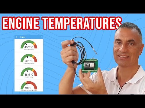 Engine Temp Monitor using ESP32 and DS18B20