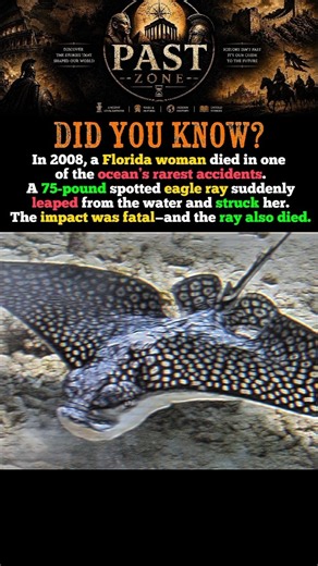 A Ray Jumped From the Ocean… With Fatal Consequences#shorts #history