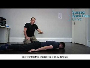 Prone Snow Angels Exercise